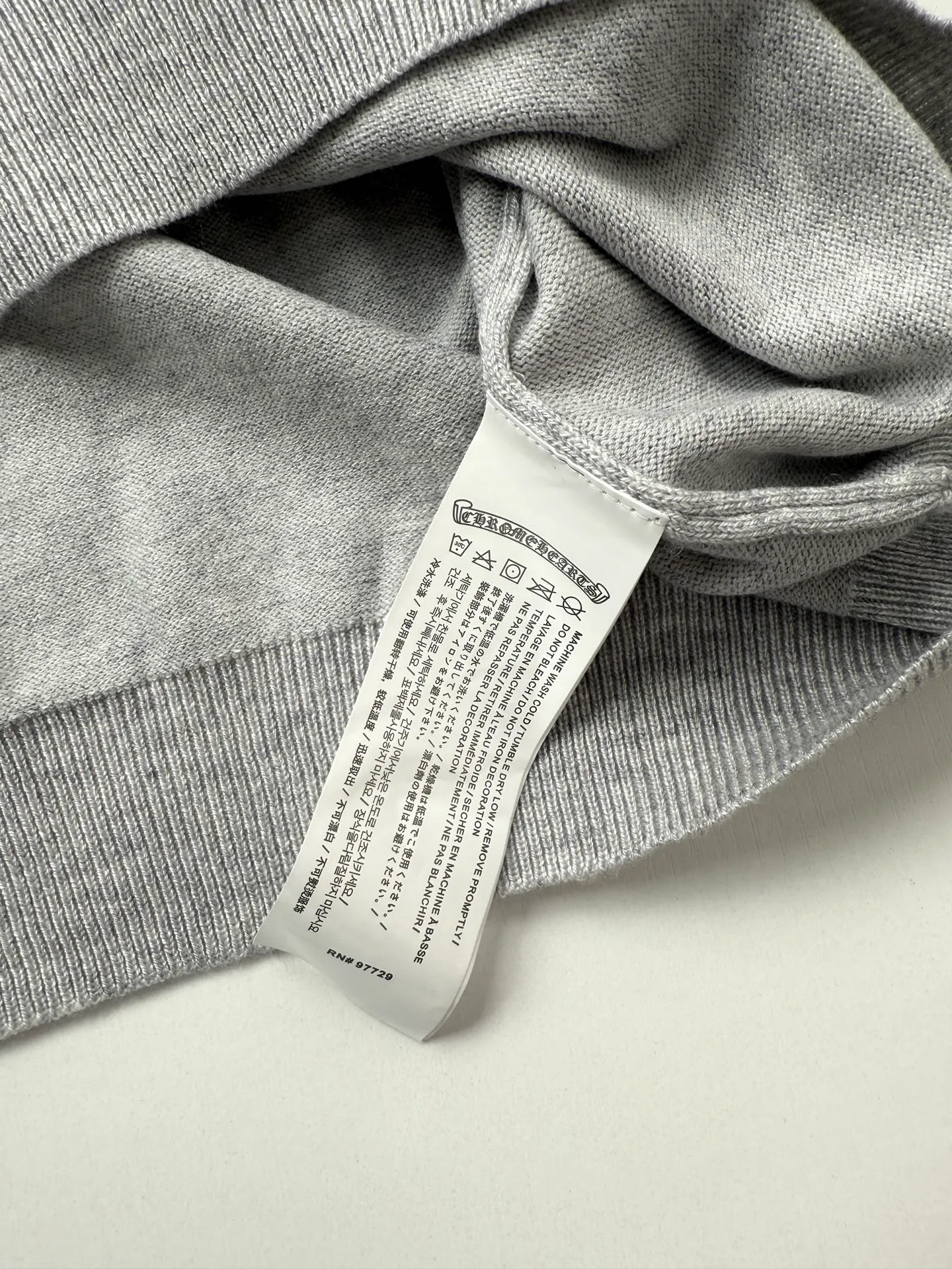 Chrome Heart Ch ， ， Gray ， 。 ， ， 、 、 ， ， ， Size：S/M/L/XL